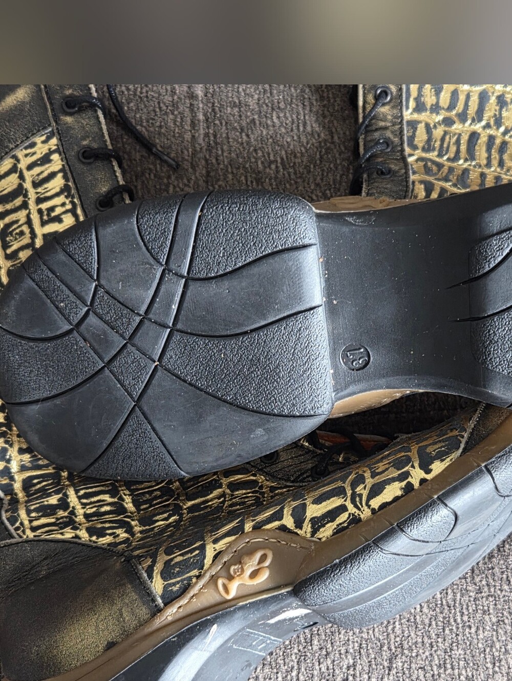 Eject Leather Boota In Size 6.5. - Picture 2 of 5